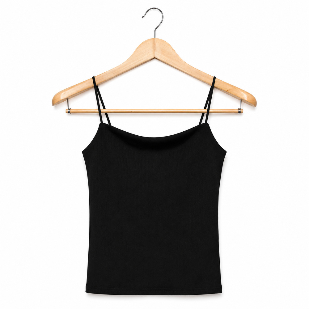 Madewell Squareneck Tank Top Womens Size XS Black Ribbed Cotton Modal Blend NWT